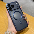 Luxury Matte Translucent Magnetic Case For iPhone 17 Pro Max 17Pro 17 Air For Magsafe Wireless Charging Camera Protector Cover